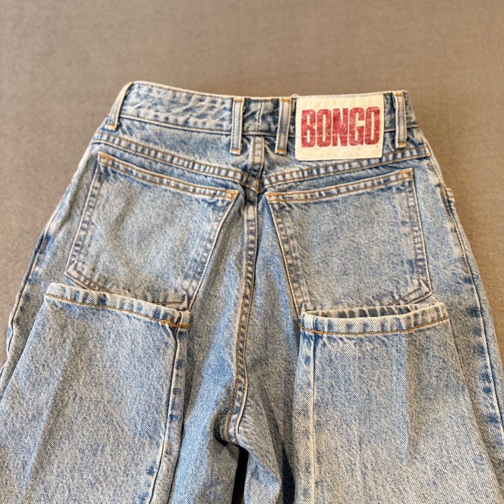 Vintage Bongo Jeans by Gene Montesano High Waist Tapered Made in USA size 9 - Picture 6 of 14